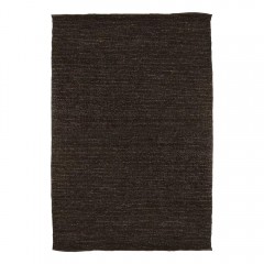 RUG JUTE SMOKE BROWN HAND WOVEN 300 